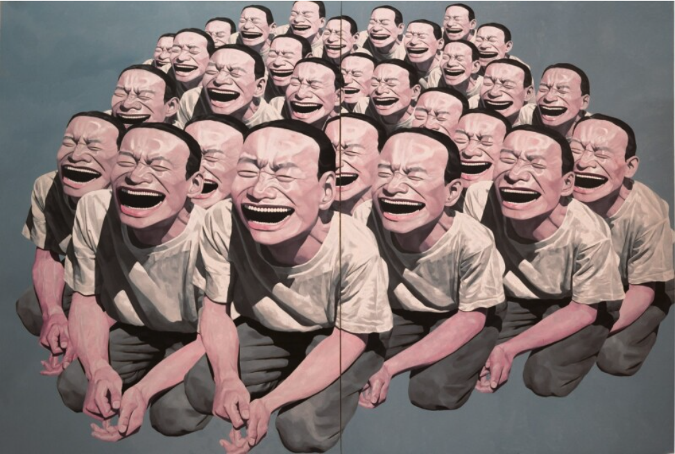 Yue Minjun’s work in Sotheby’s New York, art basel hong kong