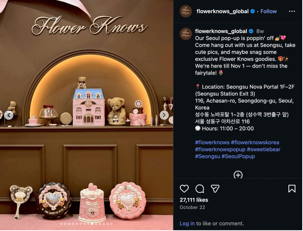 Flower Knows' strategy in China