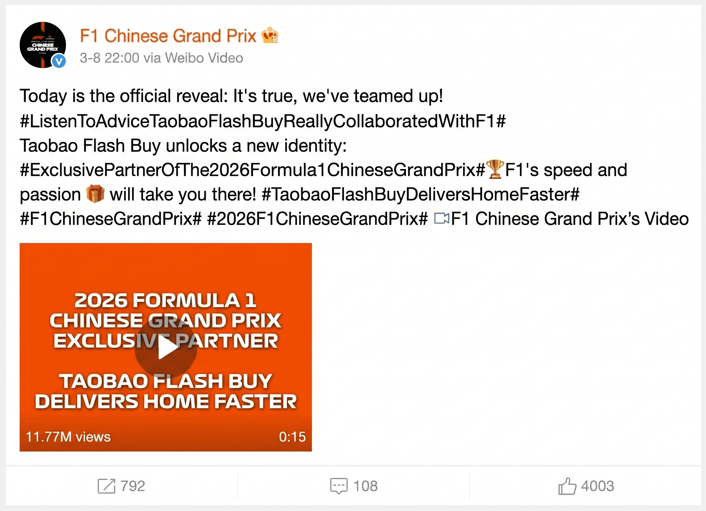 F1 fandom in China