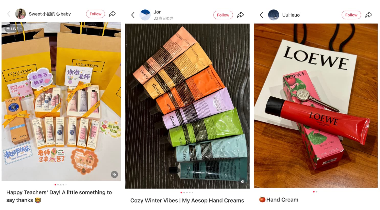 China's hand cream market
